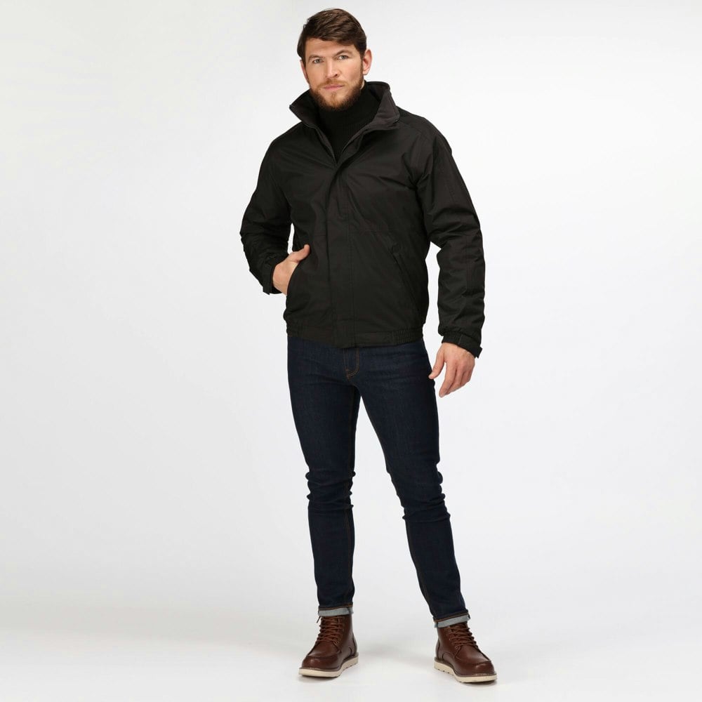 Regatta Dover Waterproof Windproof Jacket (Thermo-Guard Insulation) - Black/Ash