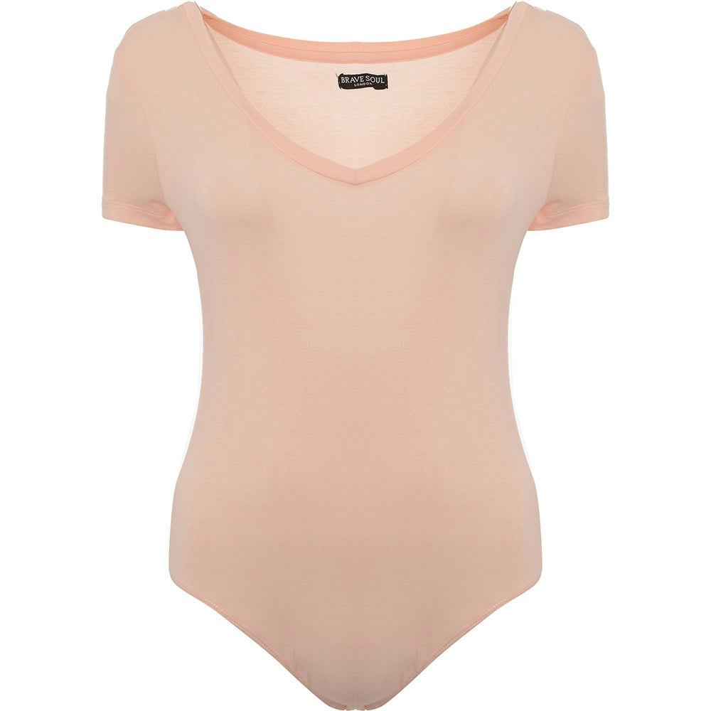 Brave Soul Women's Sage Mamee V Neck T-Shirt