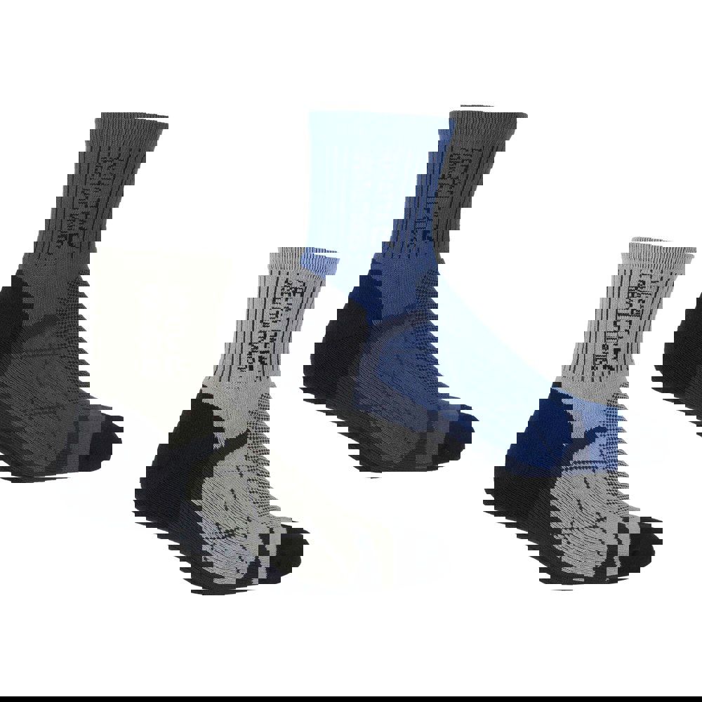 Regatta Mens Active Outdoor Socks (Pack of 2) - Navy/Dark Steel