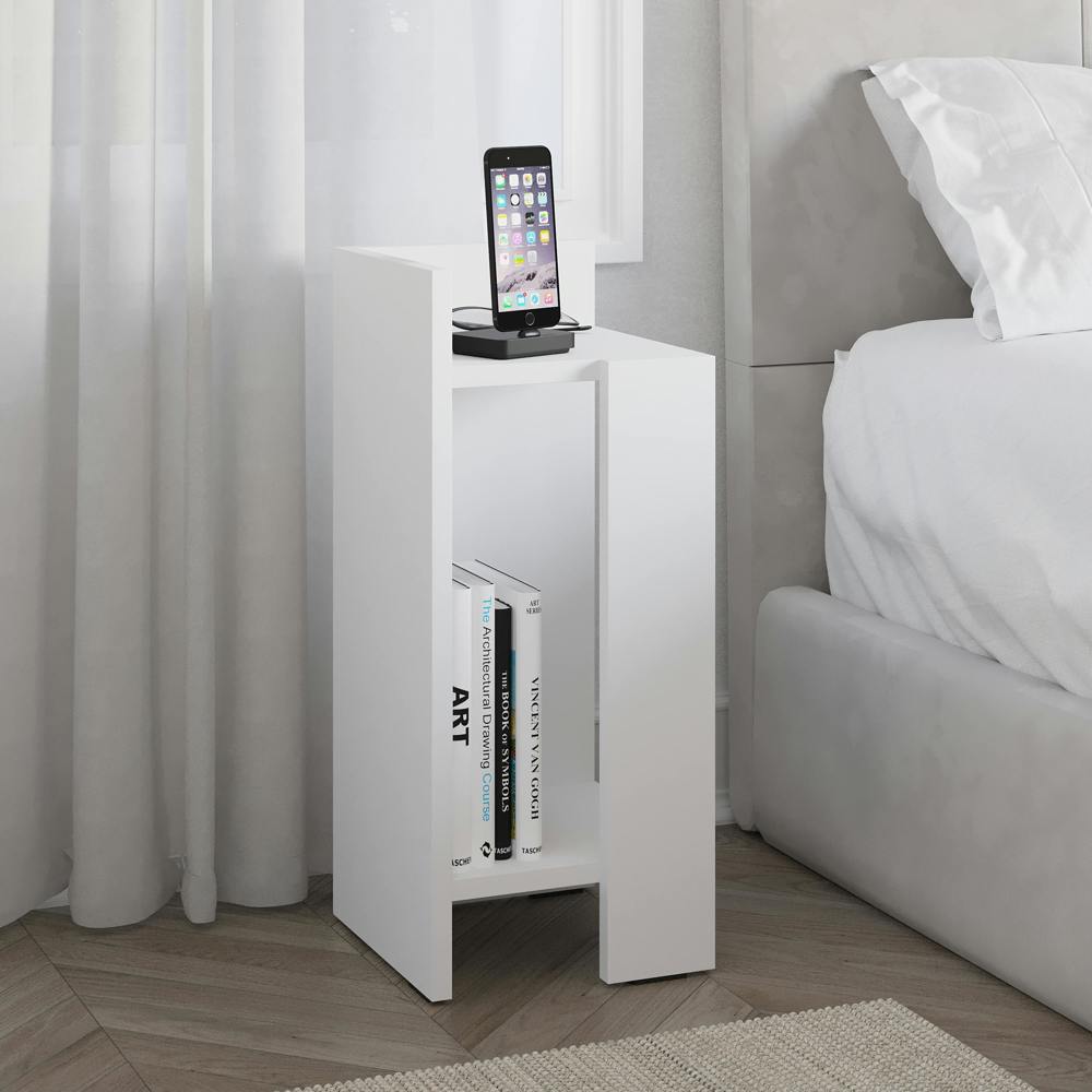 Decortie Elos Modern Bedside Table Left Module Narrow | Rackhams