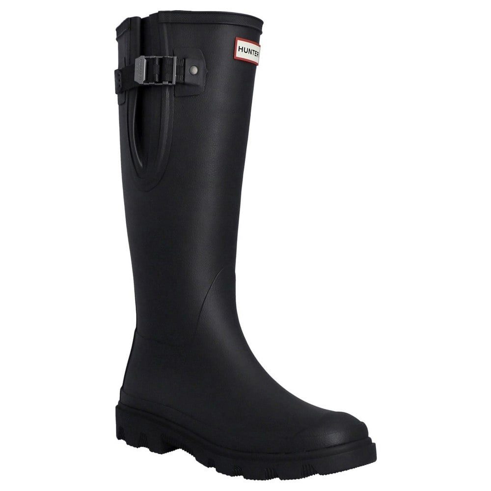 Hunter Downpour Rubber Wellington Boots - Black