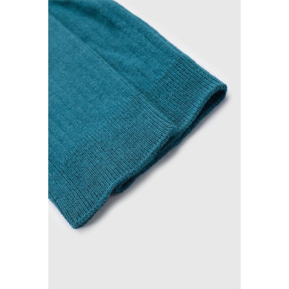 Antique Rogue One Pair Teal Cotton-Rich Rib Socks