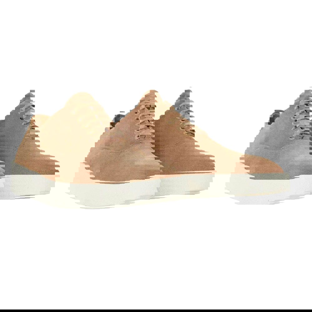 Boss Mens Clay Suede Tennis Trainers - Beige