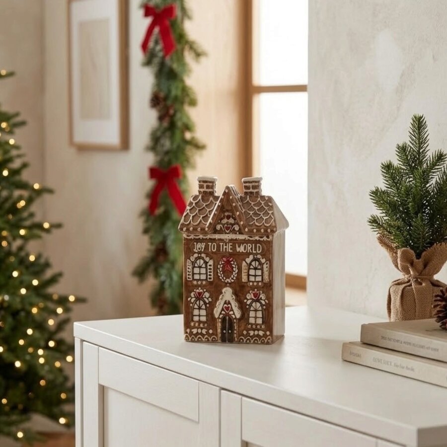 Garden Greatness Whimsical Ceramic House Display Vase
