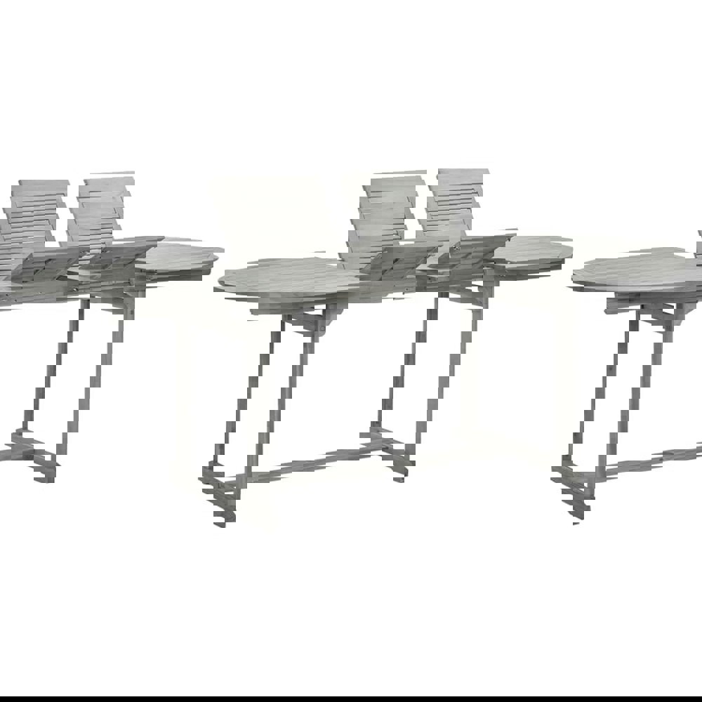 Berkfield Garden Dining Table (160-240)x100x75 cm Solid Acacia Wood