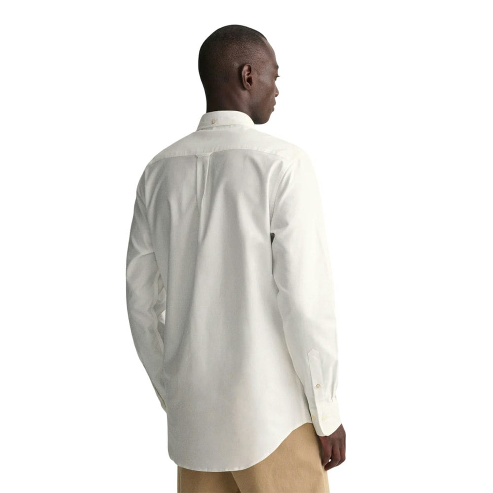 Gant Mens Broadcloth Regular Shirt - White