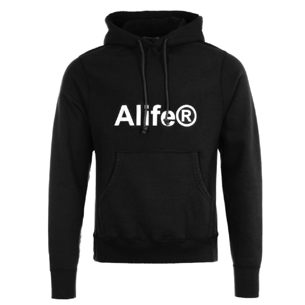 Alife Logo Hoodie - Black