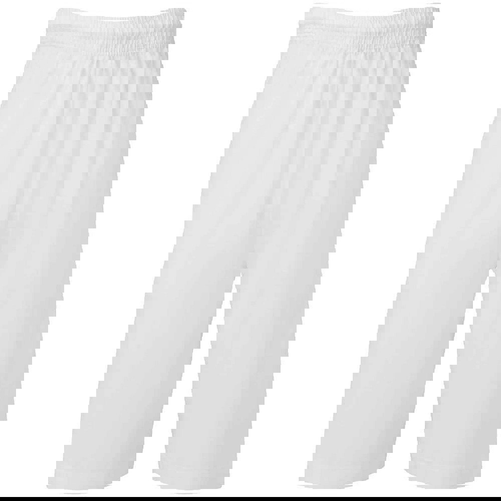 Fruit of the Loom Mens Iconic 195 Jersey Shorts - White