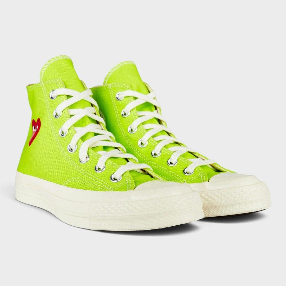 Converse Chuck Taylor All Star 70 Hi Comme des Garcons PLAY Bright Green