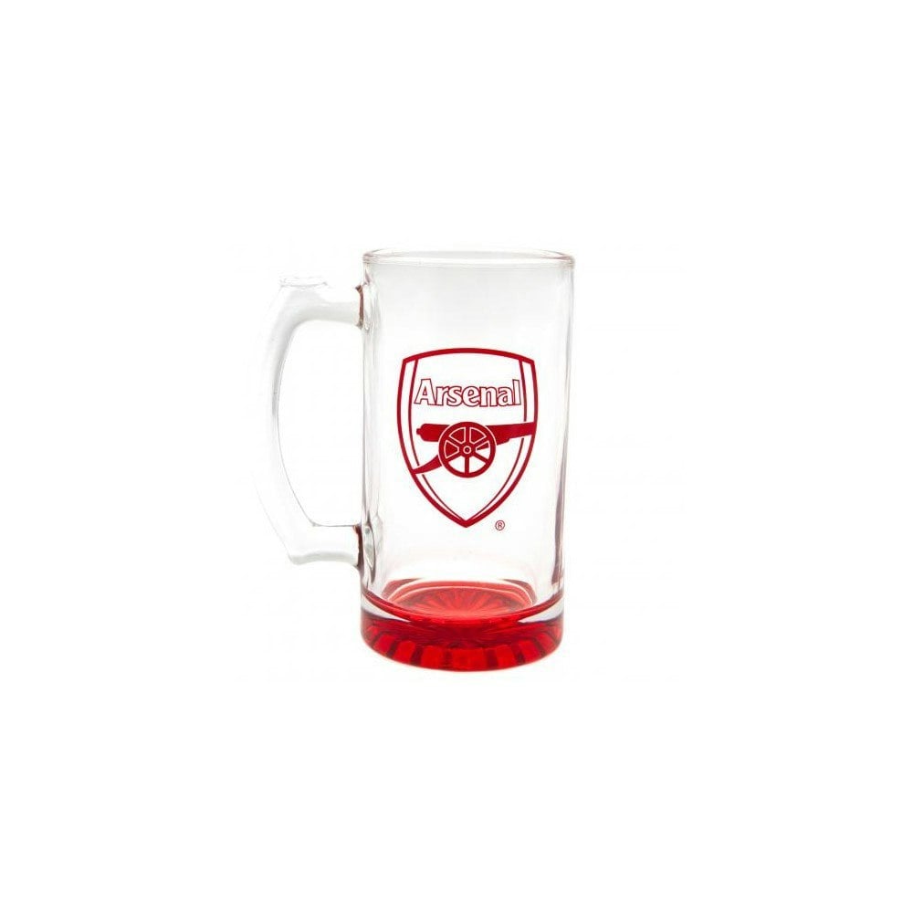 Arsenal FC Crest Beer Stein - White/Red