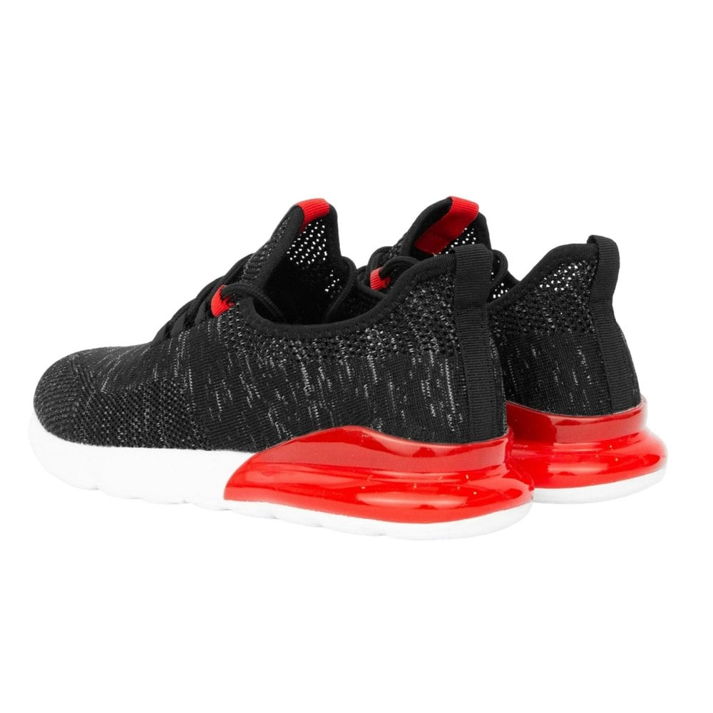 Crosshatch Mens Smitlay MVE Trainers - Black/Red
