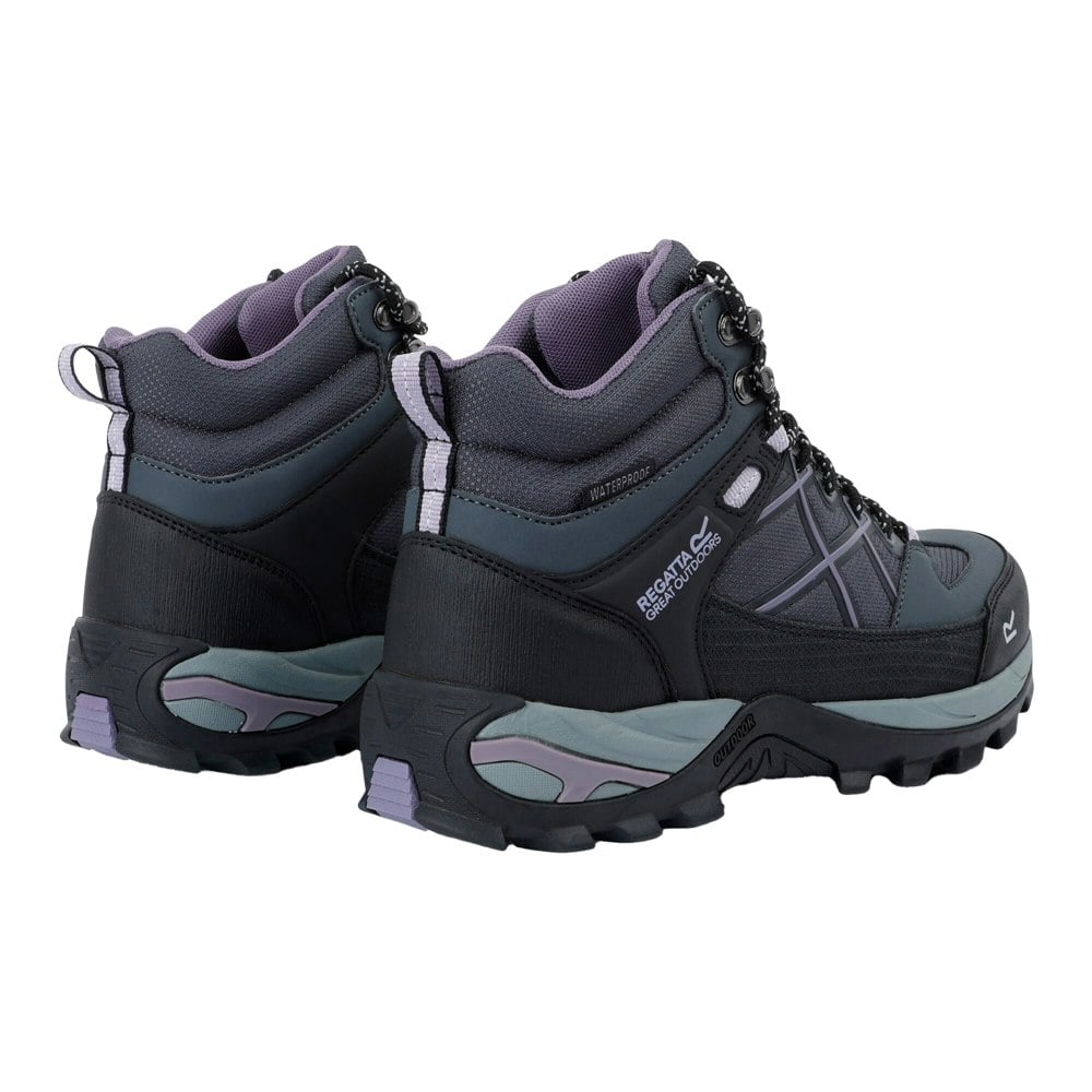 Regatta Womens Samaris III Walking Boots - Seal Grey/Purple Sage