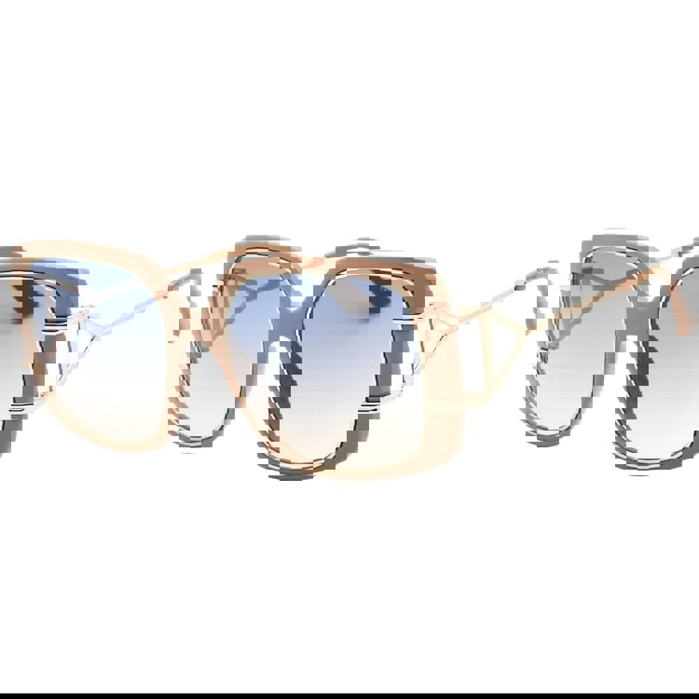 Guess Gradient Blue Shiny Beige Sunglasses