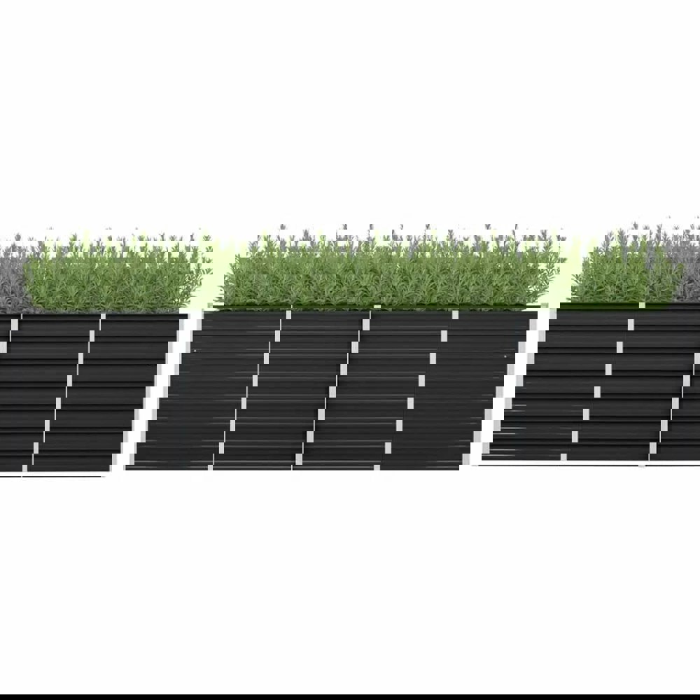 Berkfield Garden Raised Bed Anthracite 320x80x77 cm Galvanised Steel