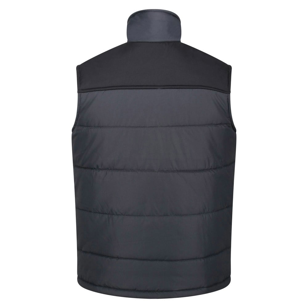 Regatta Mens Standout Altoona Insulated Bodywarmer Jacket - Seal Grey/Black