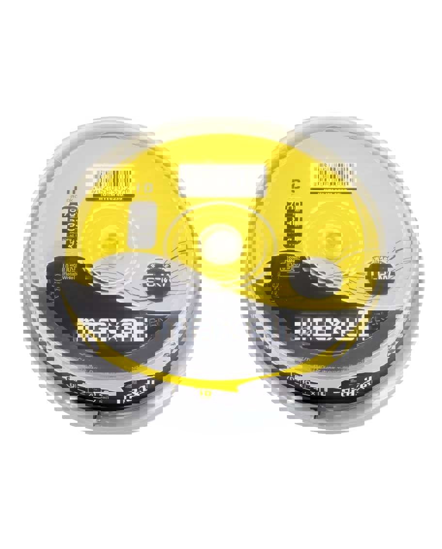 Maxell CD-RW 80 Mins Discs - 10 Pack