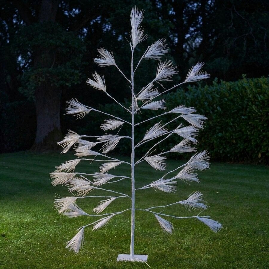Garden Greatness Minimalist Feather Pine Christmas Tree Light