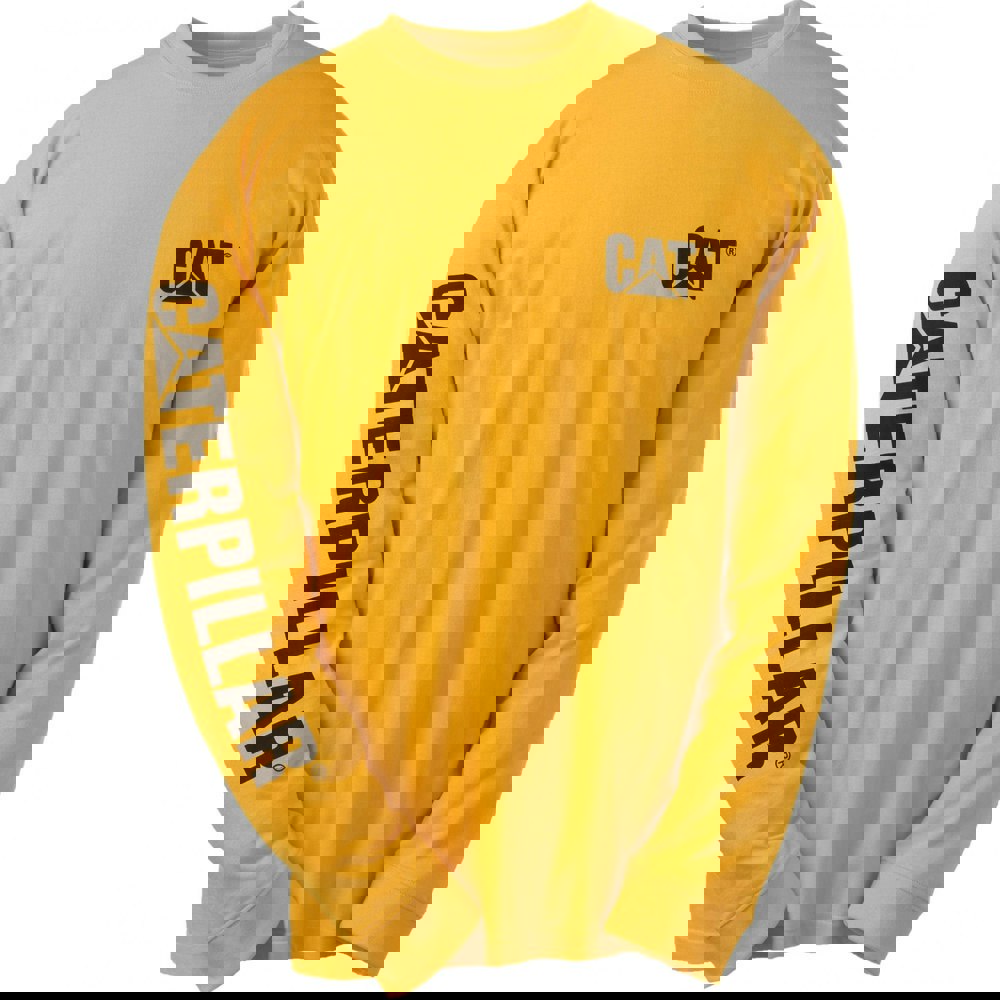 Caterpillar C1510034 Trademark T-Shirt - Yellow