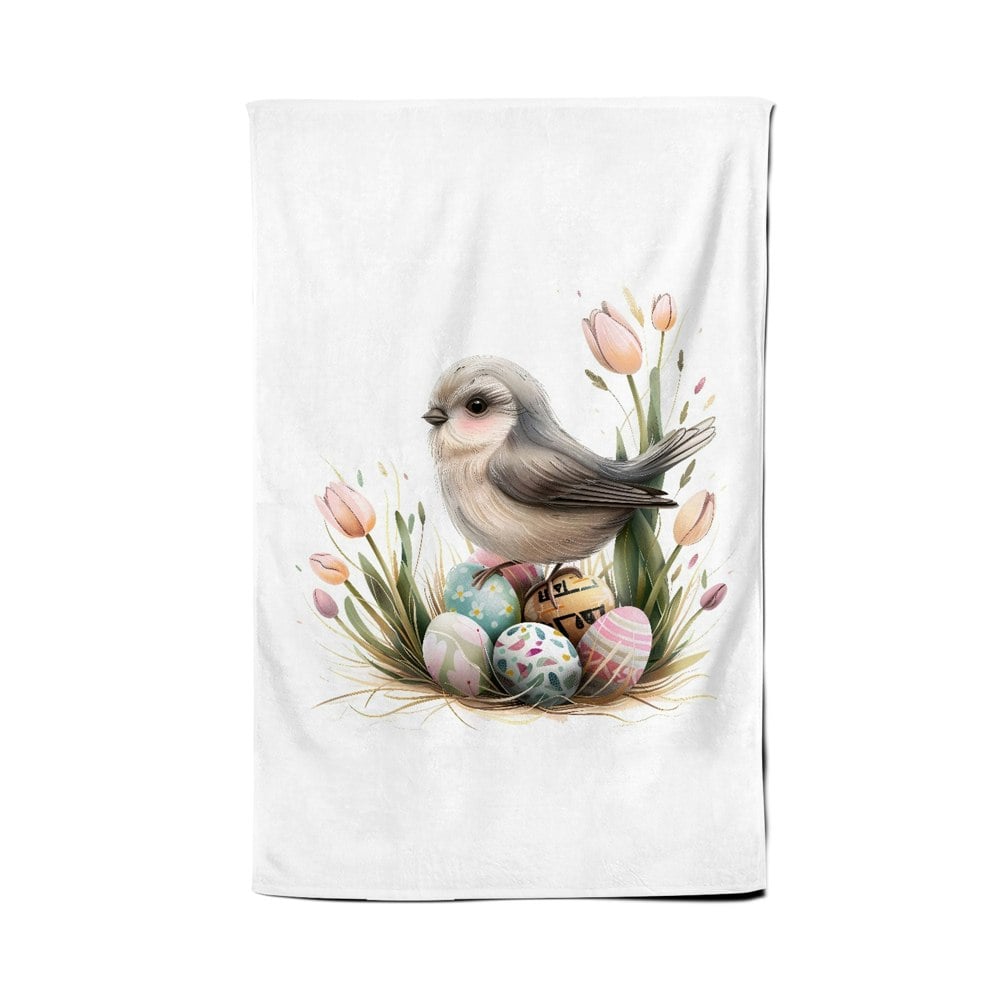 Warren Reed Sweet Easter Cuckoo Tea Towel