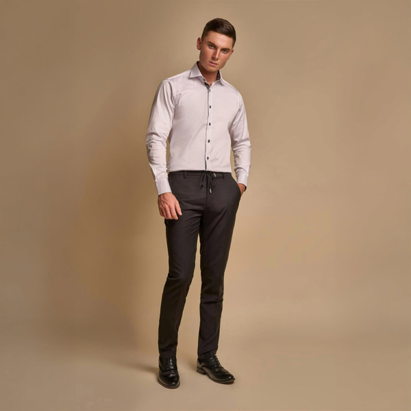 amadeur black trouser front