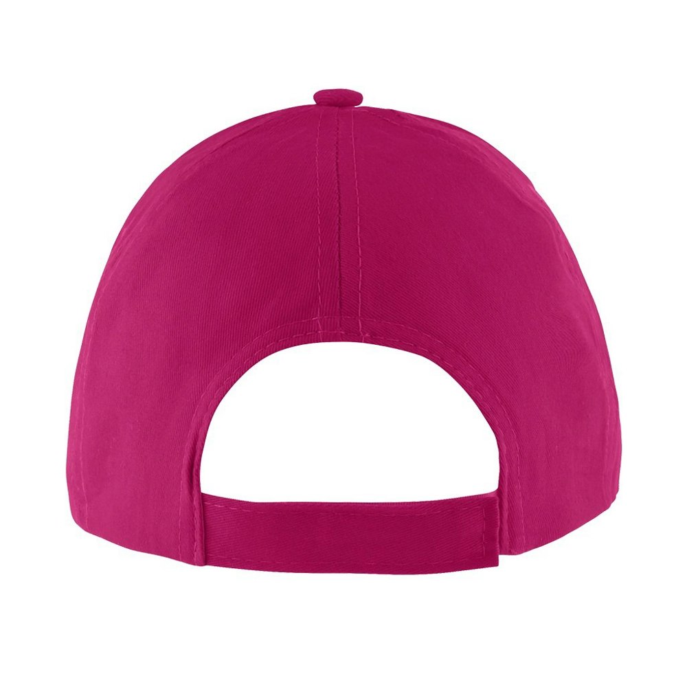 SOLS Unisex Buzz 5 Panel Baseball Cap - Fuchsia