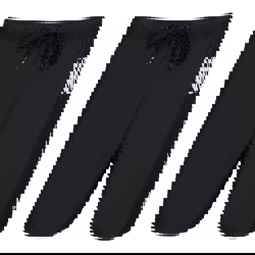 Moschino Large Circular Milano Logo Black Swim Shorts XS