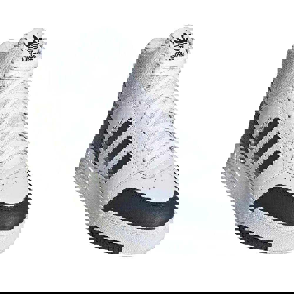 Adidas Unisex Adult Drop Step Leather Mid Cut Trainers - White