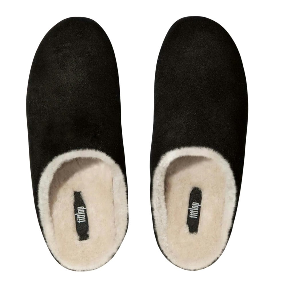 FitFlop Womens/Ladies Chrissie Suede Slippers - Black