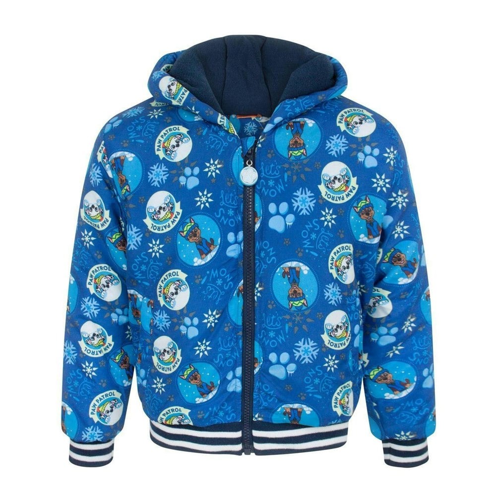 Paw Patrol Childrens Boys Lets Snow Blue Coat - Blue