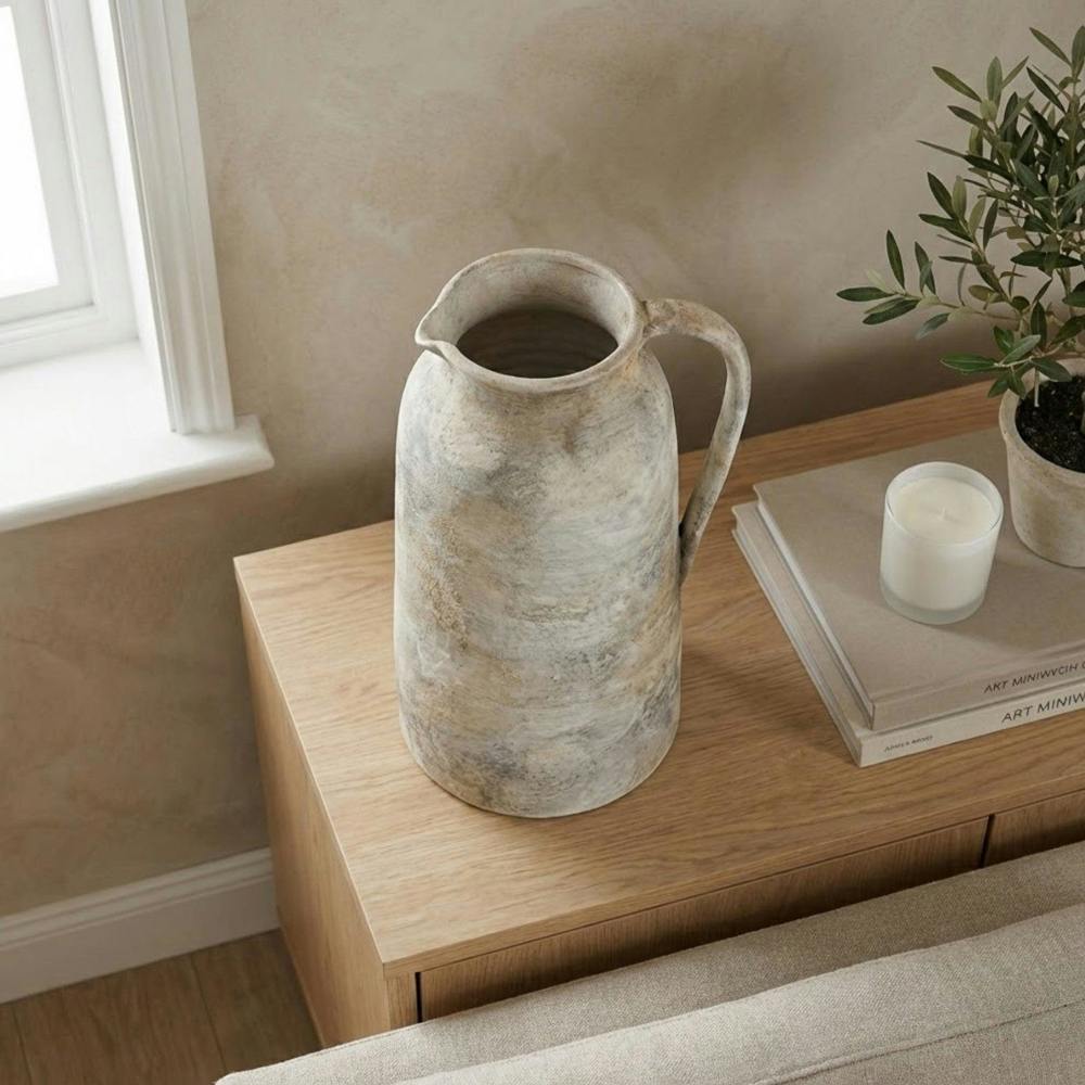 Garden Greatness Immense Brushed Terracotta Jug Vase