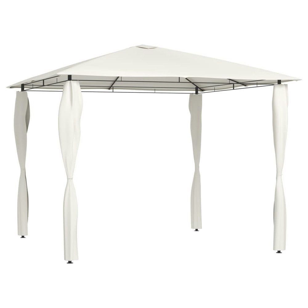Berkfield Gazebo with Post Covers 3x3x2.6 m Cream 160 g/ma_