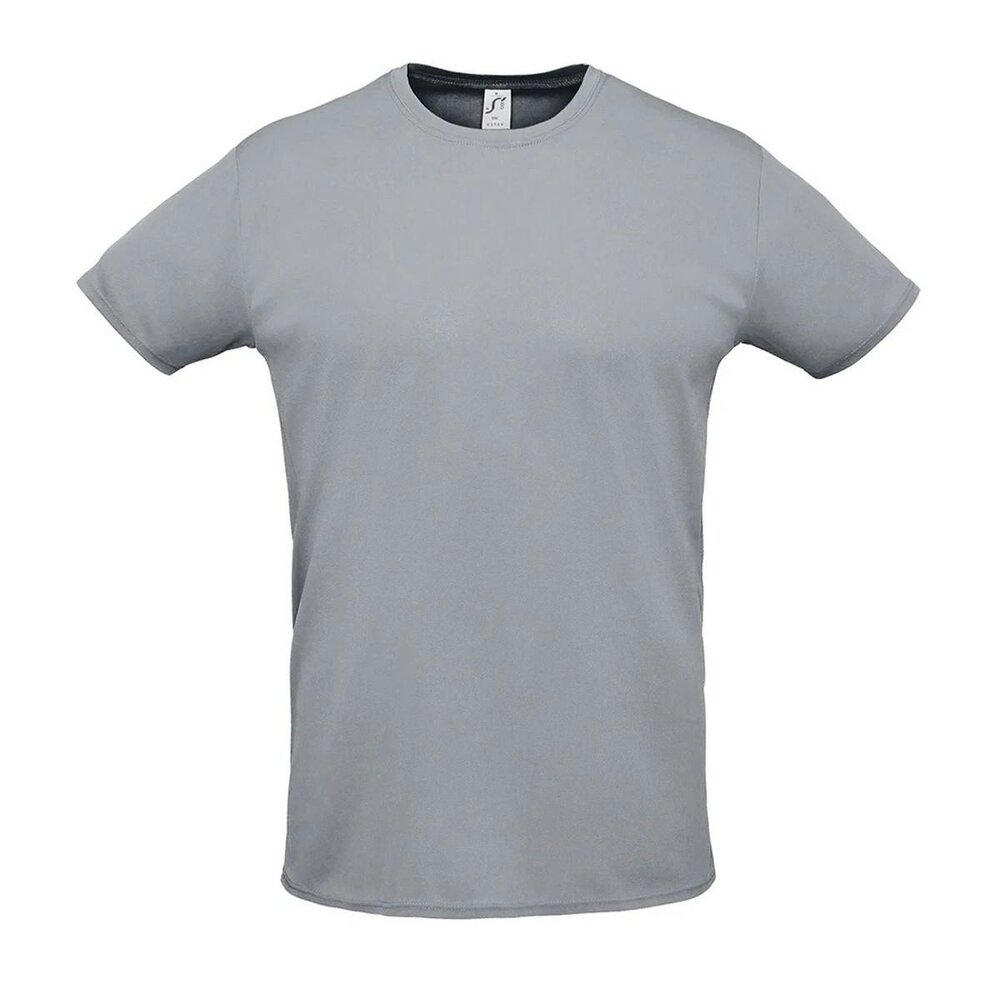 SOLS Unisex Adult Sprint T-Shirt - Pure Grey - Pure Grey - 100% Recycled Polyester