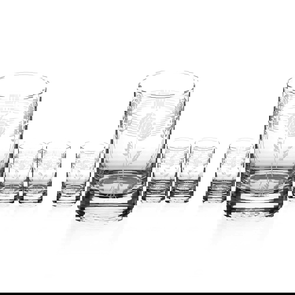 Diamante Mackintosh Inspired Crystal Tumblers - Set of 4