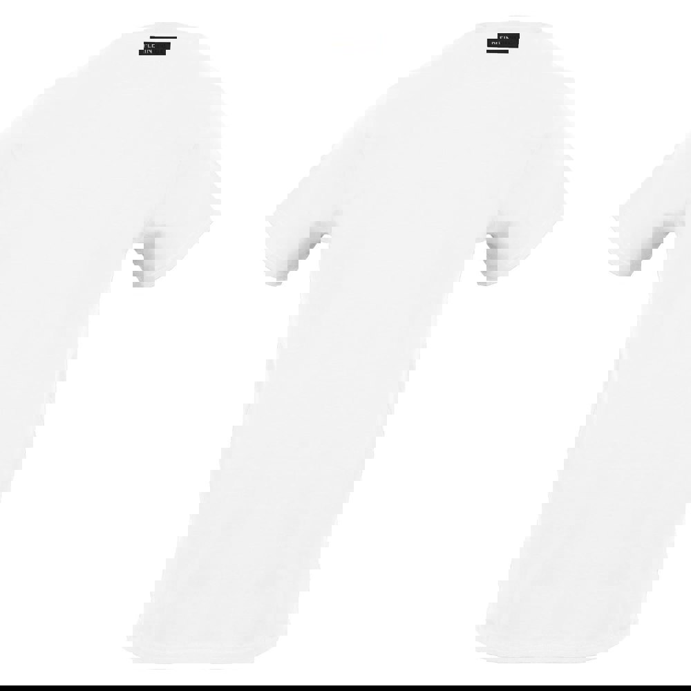 Plein Sport Scratched Logo White T-Shirt S