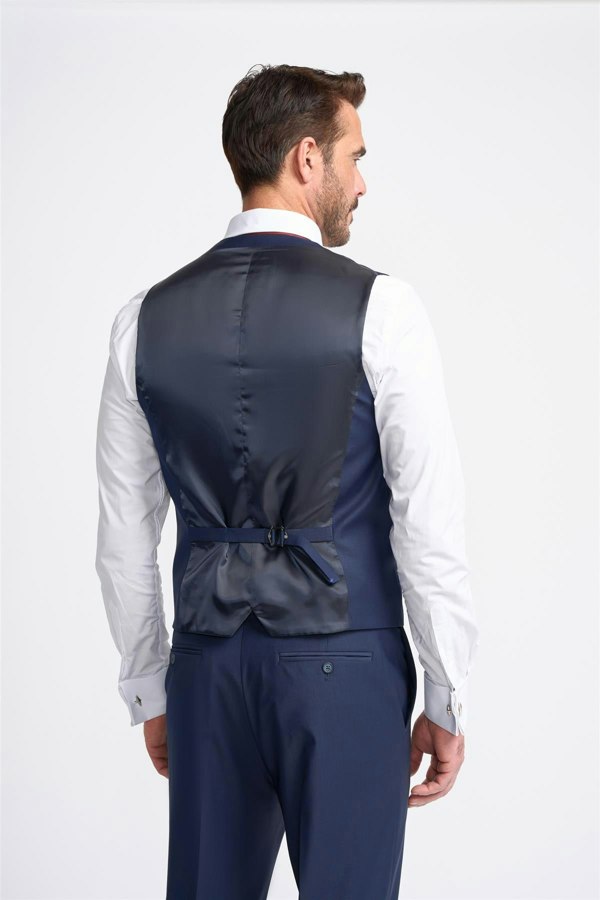 House of Cavani Bond Waistcoat - Navy