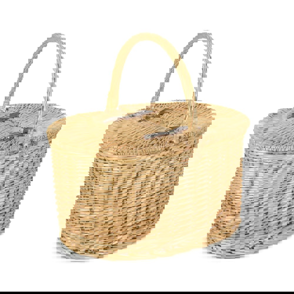 Wicker Picnic Baket with Lining