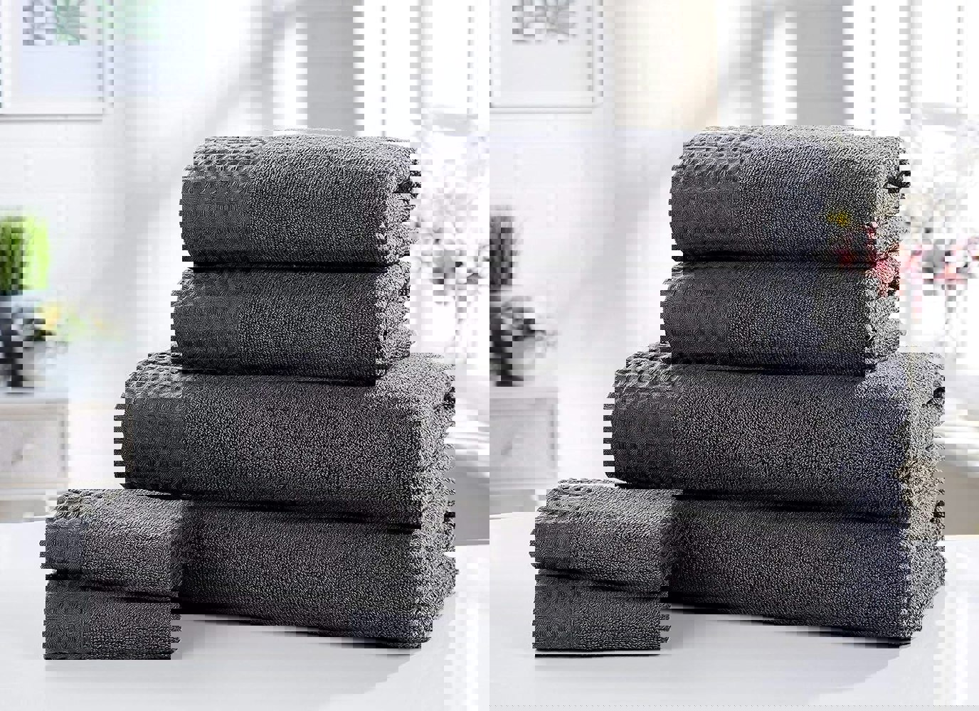 HomeSpace Direct Sanctuary 6 Piece Towel Bales