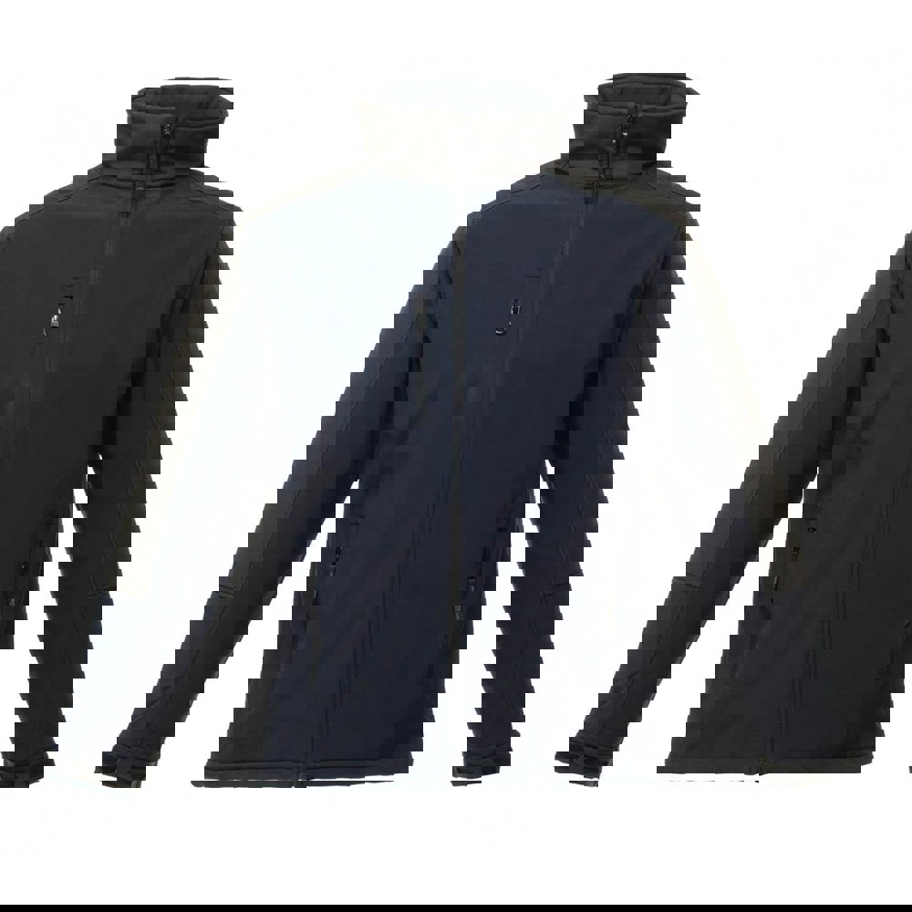Regatta Professional Mens Hydroforce 3-layer Membrane Waterproof Breathable Softshell Jackets - Navy/Black