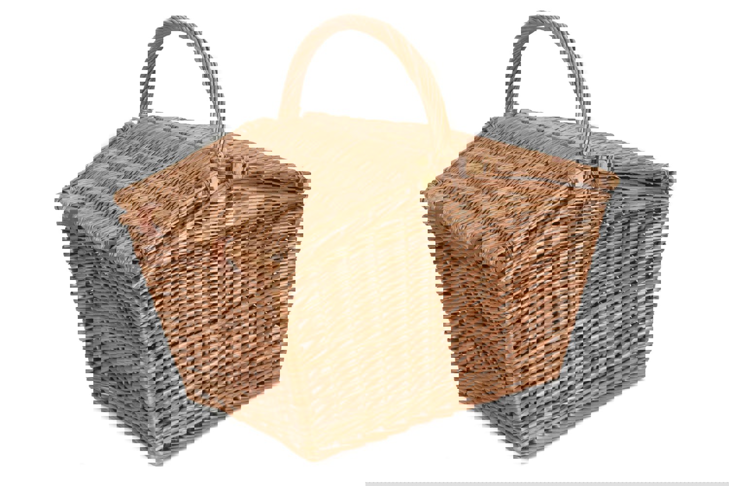 Wicker Picnic Baket with Lining