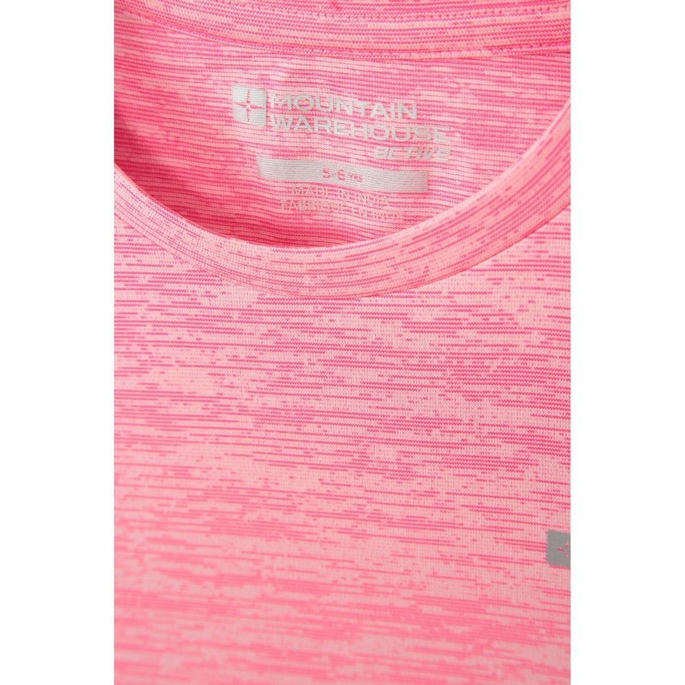 Mountain Warehouse Girls Plain Field T-Shirt - Pink