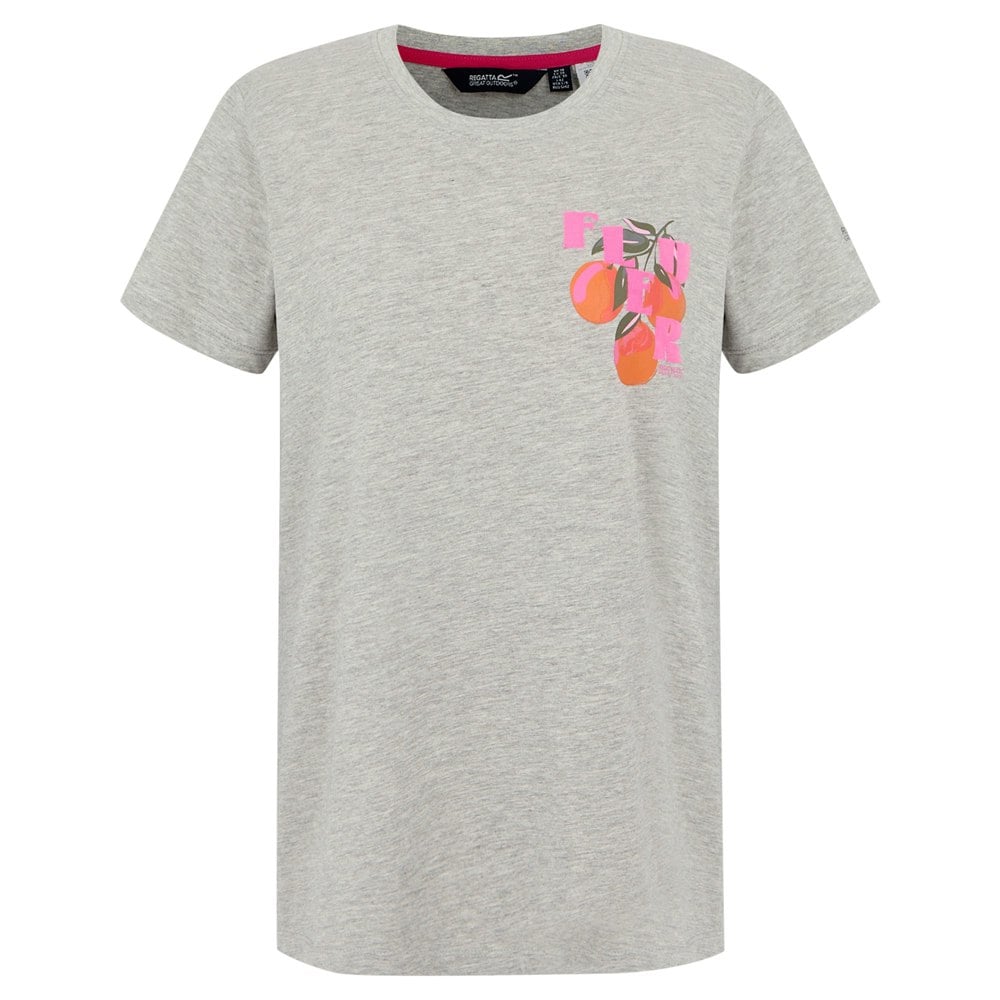 Regatta Womens/Ladies Filandra VX Fleur T-Shirt - Grey Marl