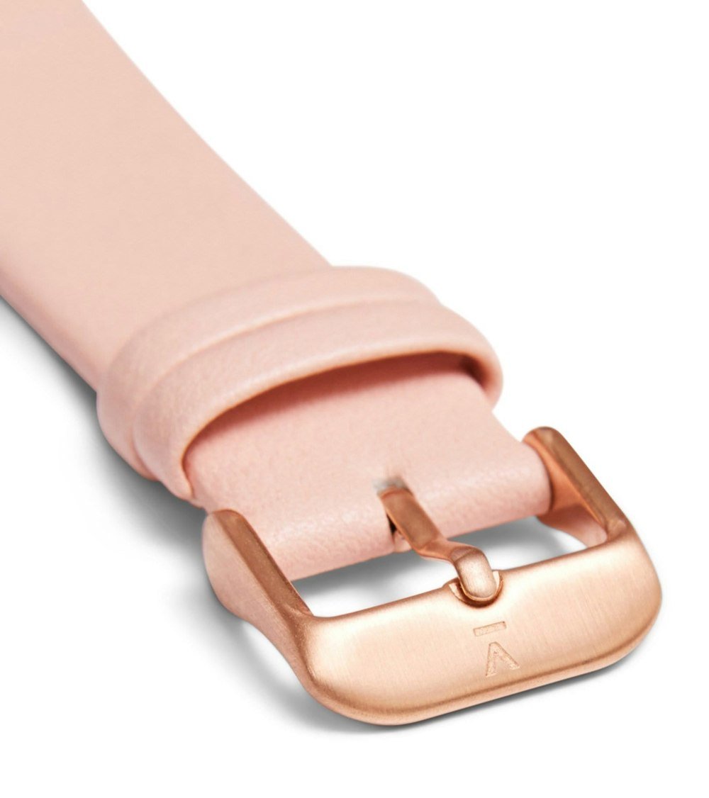 Votch Pink with brushed rose gold buckle | 20mm