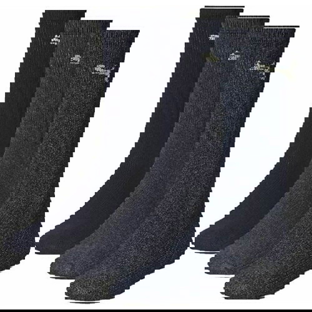 Puma Unisex Adult Crew Sports Socks (Pack of 3) - Navy
