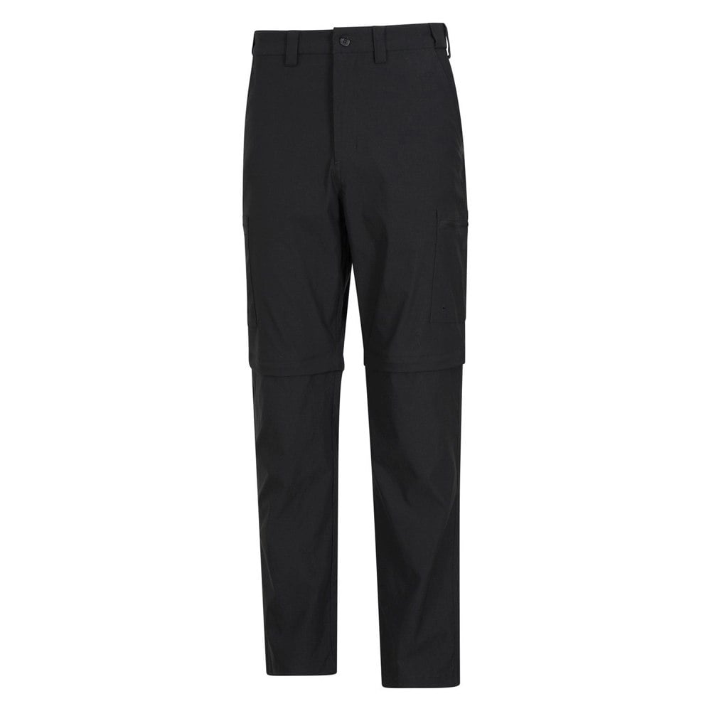 Mountain Warehouse Mens Trek Convertible Trousers - Black