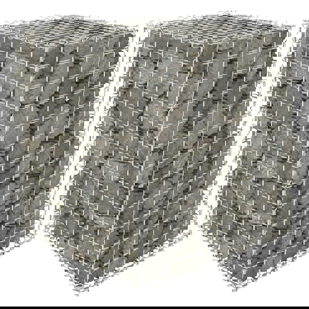 Berkfield Cube Gabion Raised Bed Steel Wire 60x60x60 cm