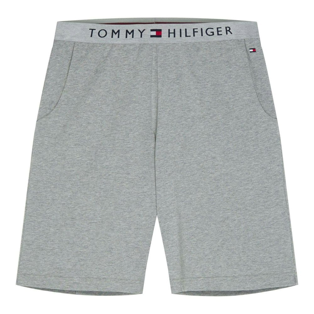Tommy Hilfiger Mens Jersey Lounge Shorts - Grey