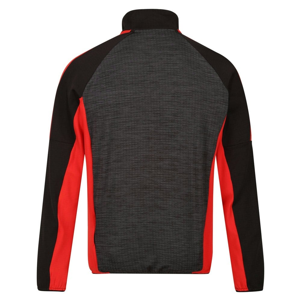 Regatta Mens Hepley Full Zip Fleece Jacket - Seal Grey/Seville