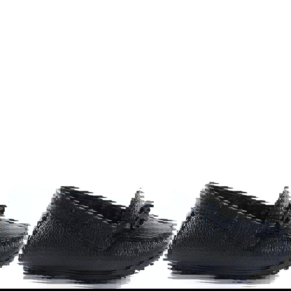 Bally Womens Fur Lined Flats in Black
