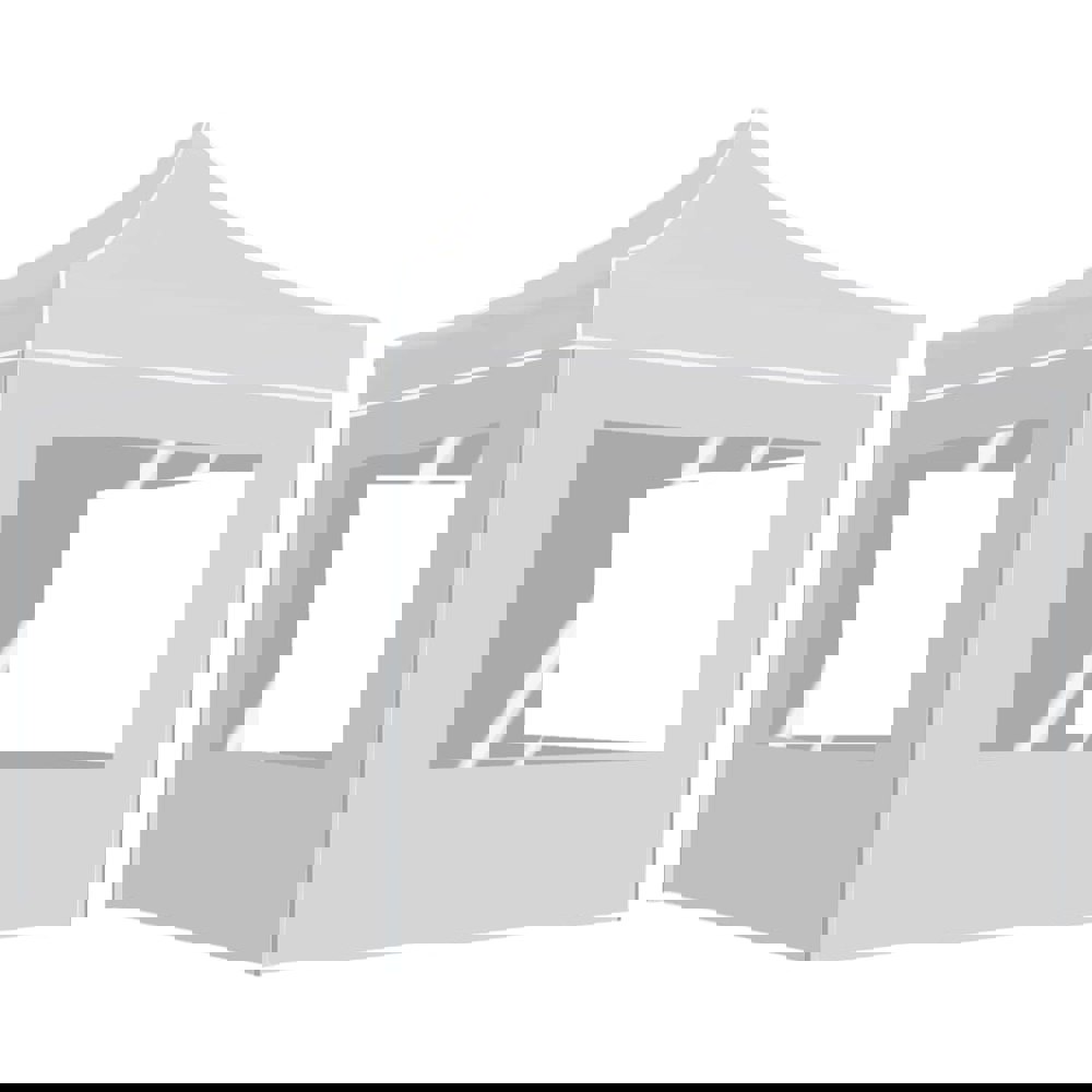 Berkfield Professional Folding Party Tent with Walls Aluminium 3x3 m White
