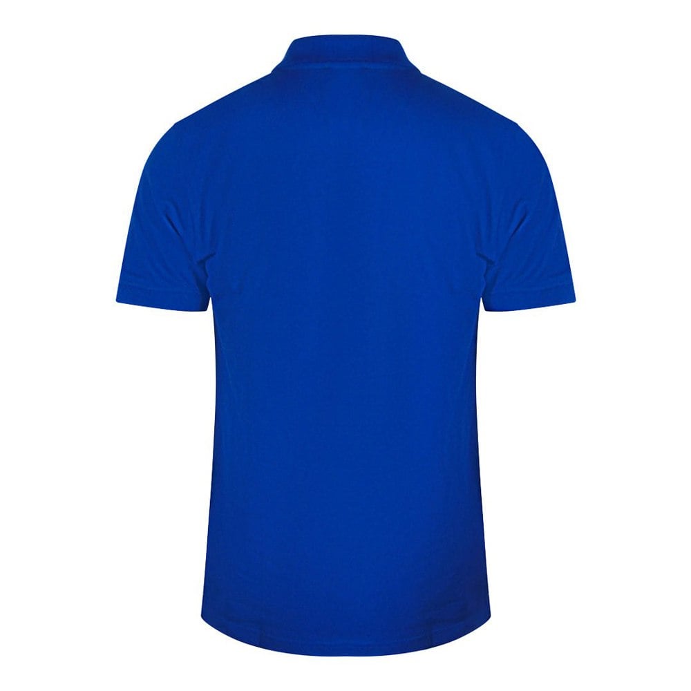Cavalli Class Bold Logo Blue Polo Shirt
